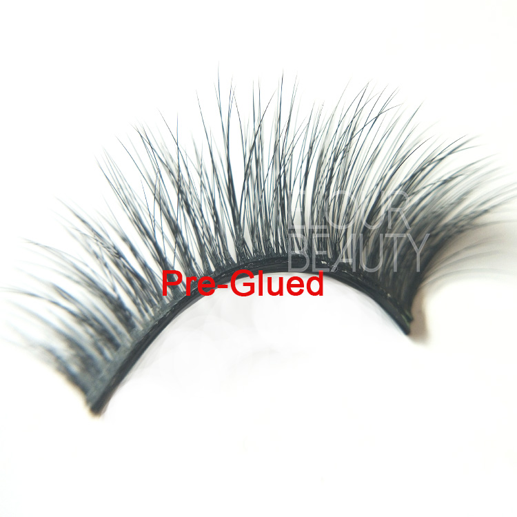 Newest self-adhesive 3d silk lashes China wholesale ED13